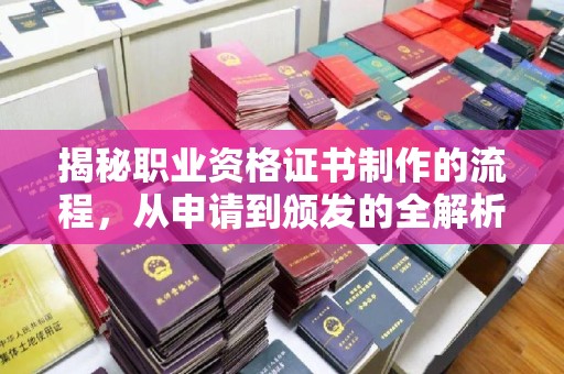 娄烦揭秘职业资格证书制作的流程，从申请到颁发的全解析
